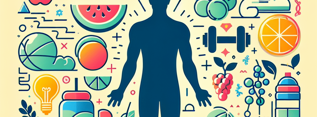 Poster Kreatif Gaya Hidup Sehat yang Mudah Digambar